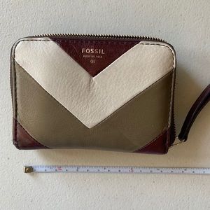 Fossil leather wallet